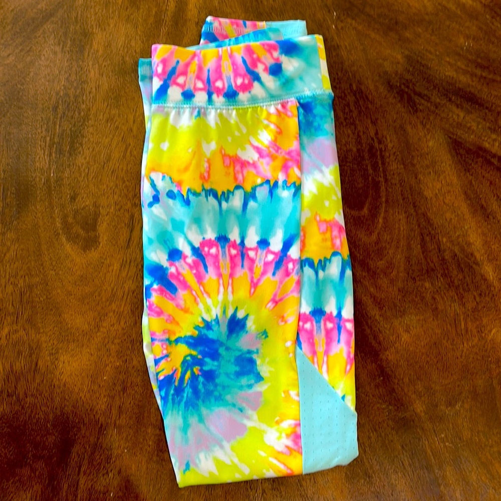 Tie-dyed leggings